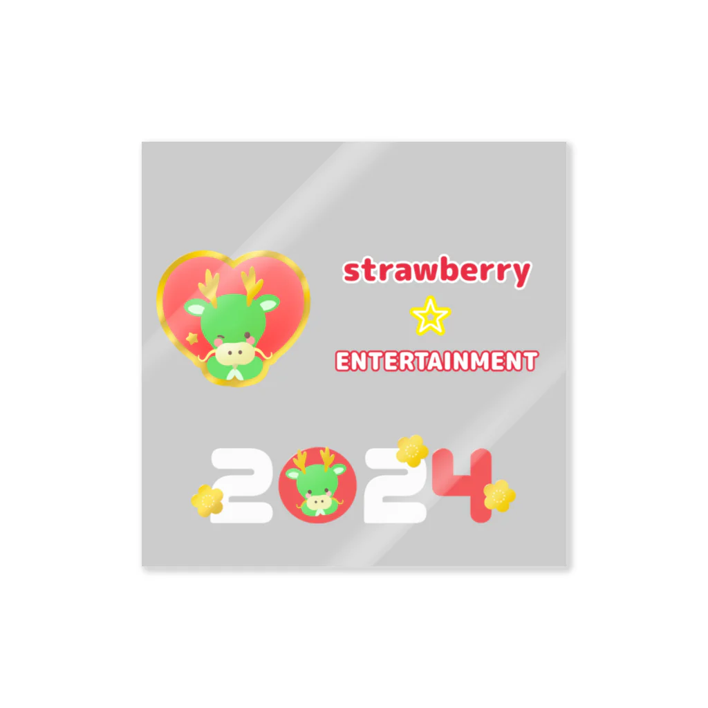 strawberry ON LINE STORE の2024＜辰グッズ＞ ステッカー