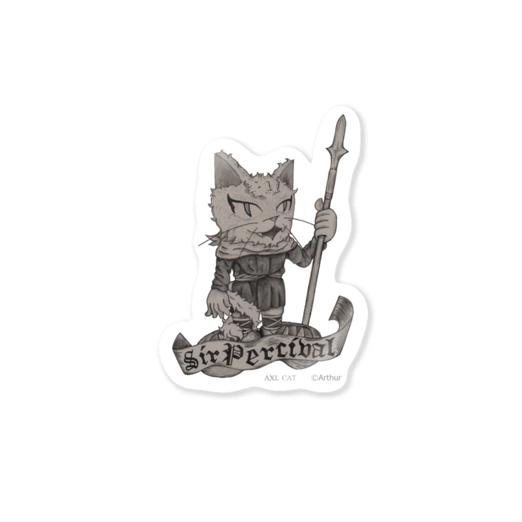 AXL CATのパーシヴァル (AXL CAT) Sticker