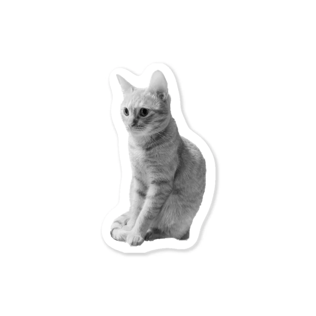 深夜の猫屋さんのしんやねこ Sticker