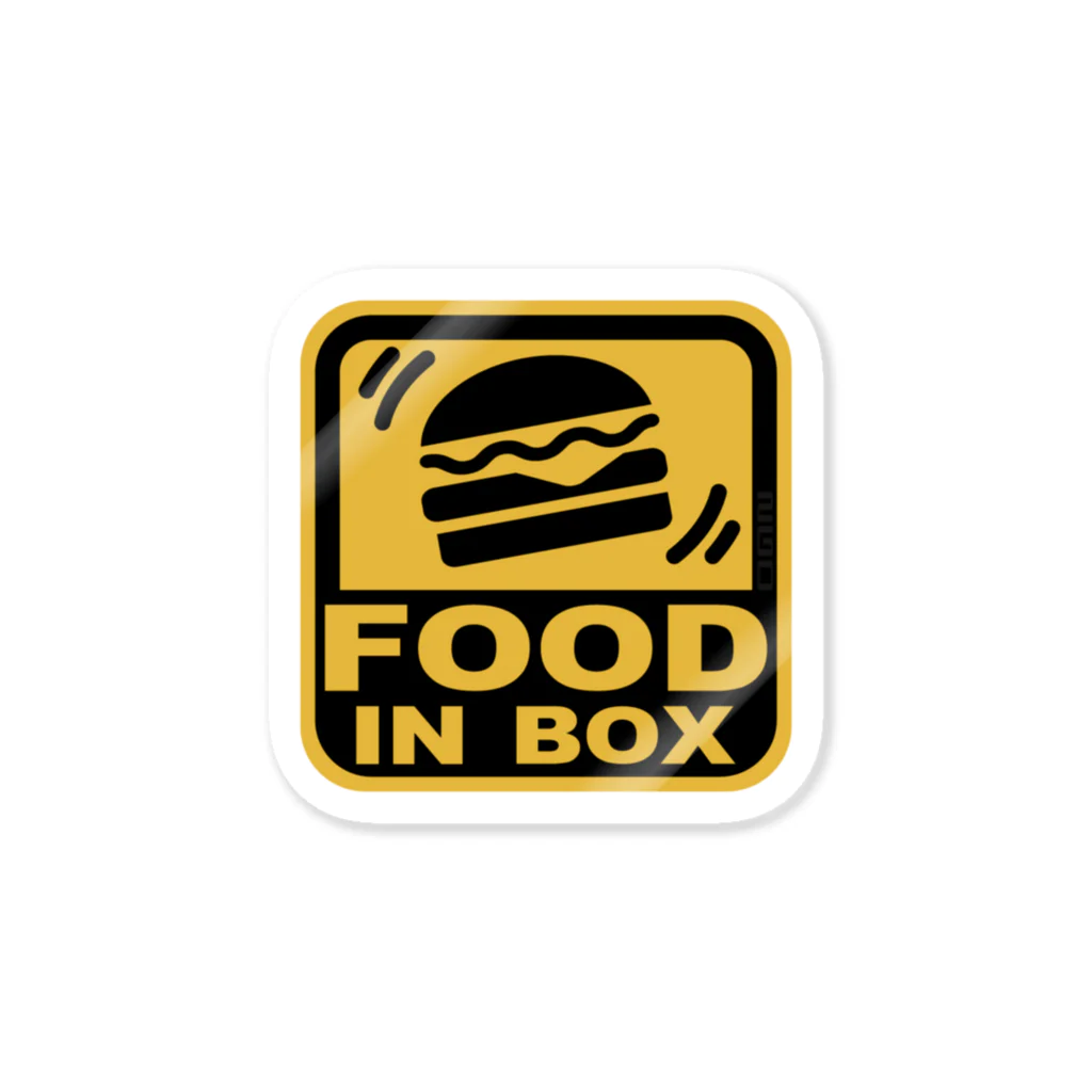 ウーバーカブ2号@UberEats京都のFOOD_IN_BOX Sticker