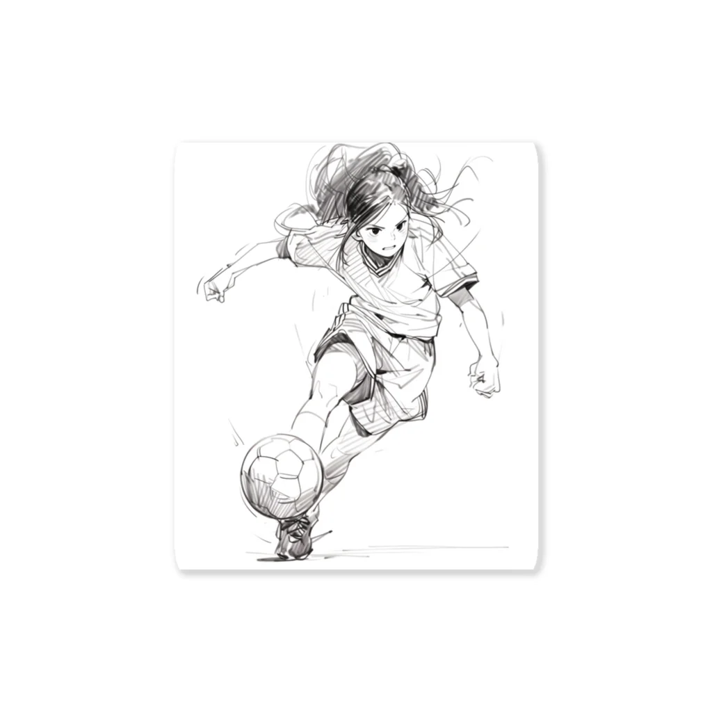 sports_musumeのサッカー女子 Sticker