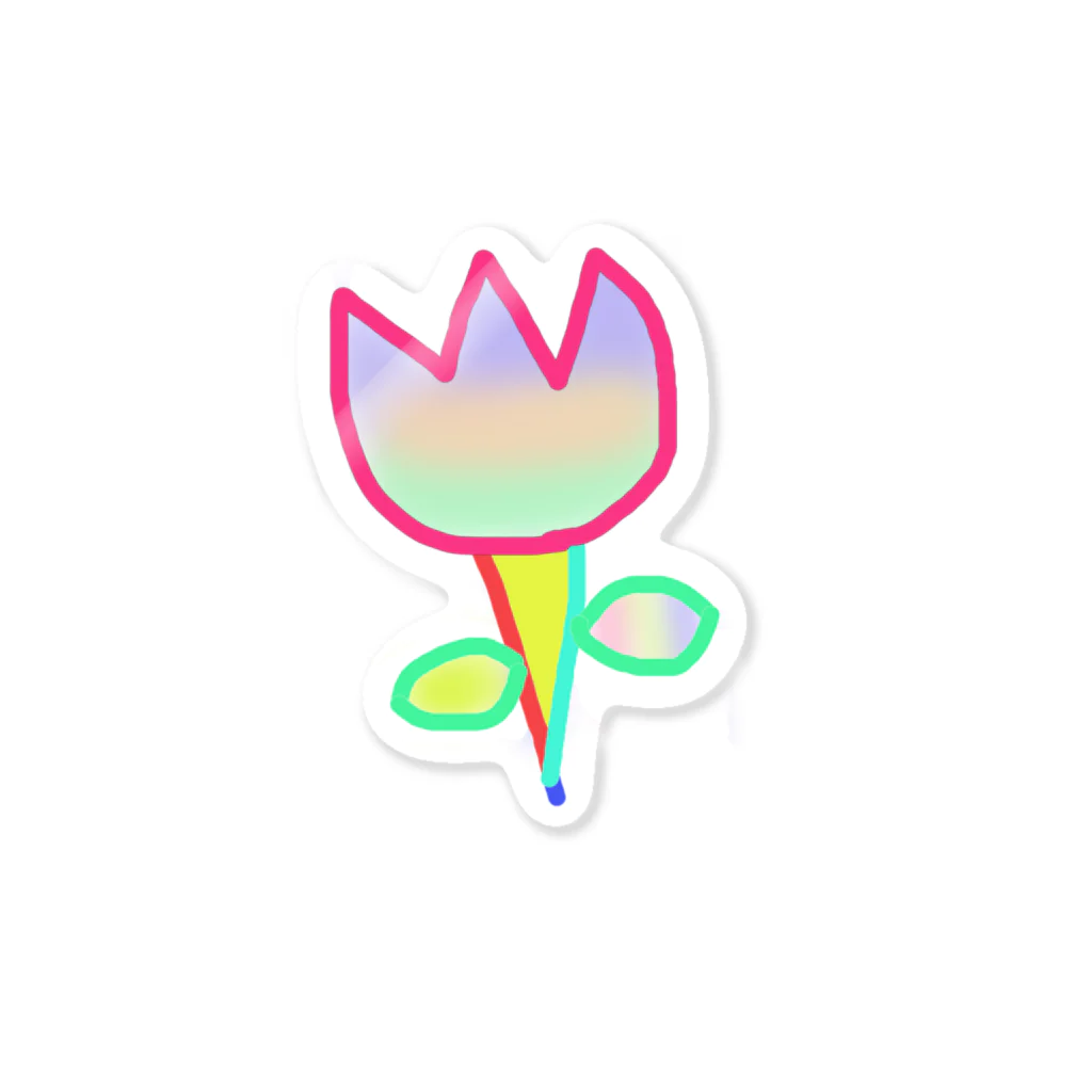 popo2のお花 Sticker