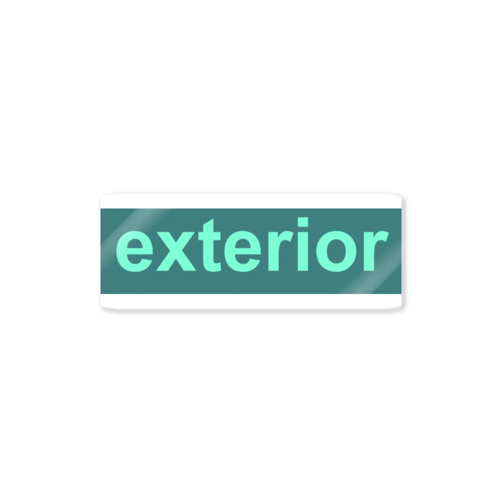 exterior_mのexterior　ステッカー ステッカー