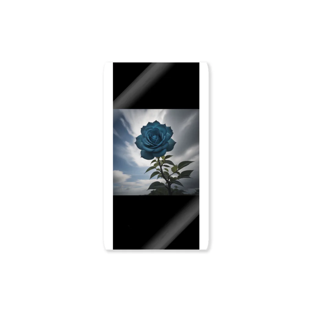 J-BRAVEの一輪の青い薔薇 Sticker