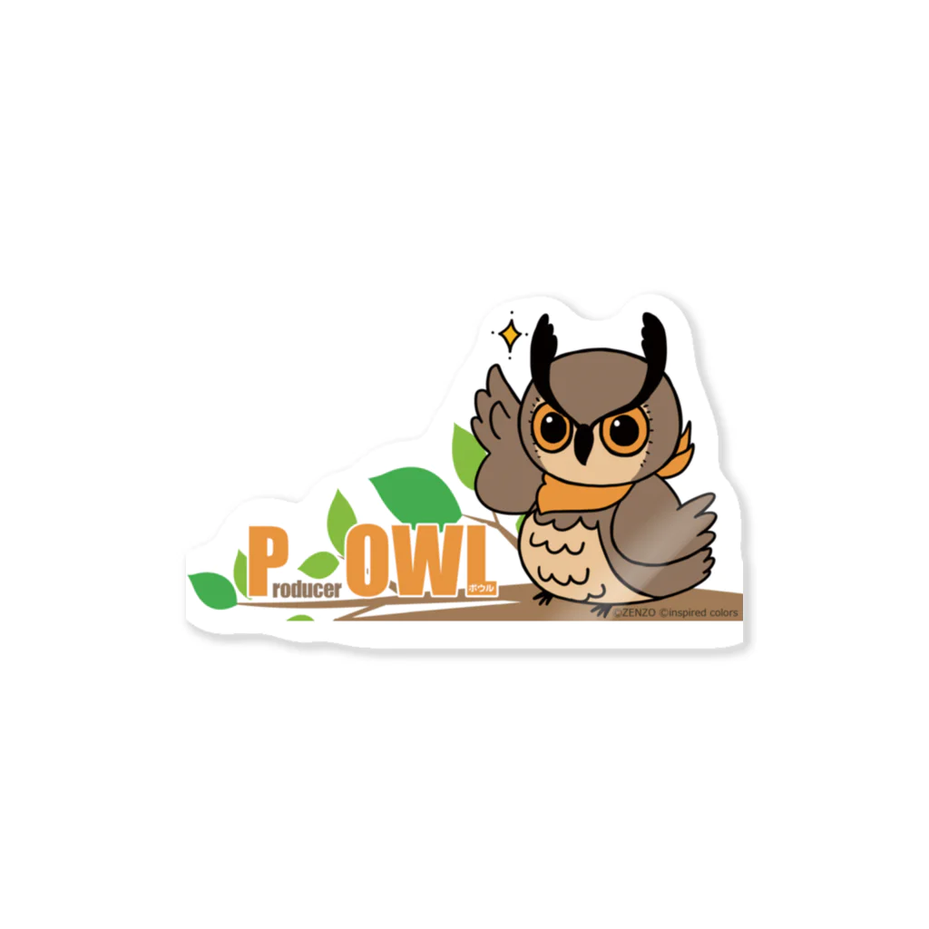 COLORsの POWL（ポウル）ロゴ Sticker