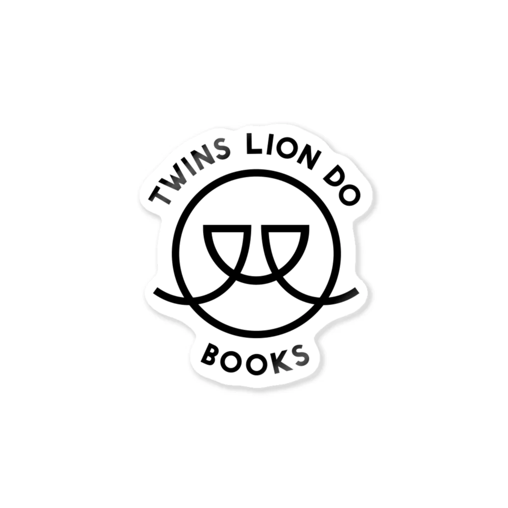 双子のライオン堂SUZURI店    の双子のライオン堂オリジナルロゴ Sticker