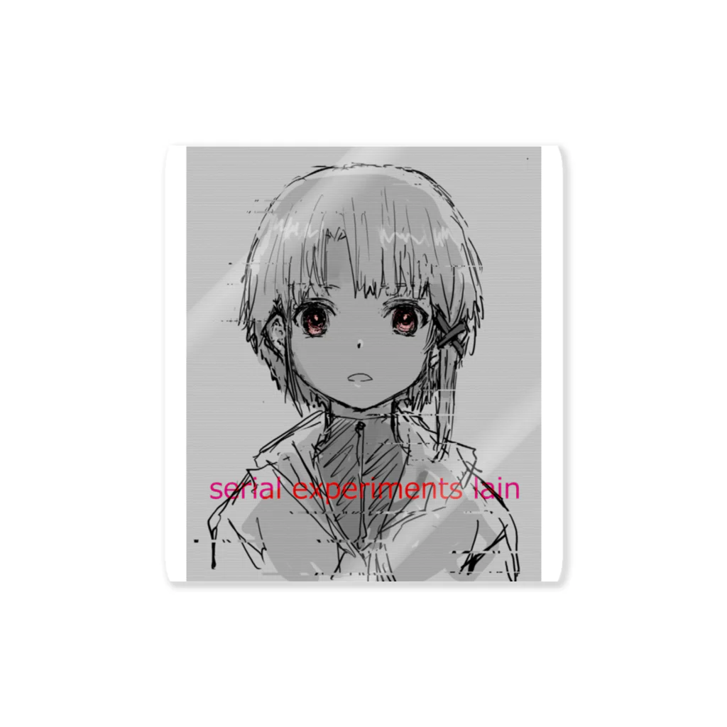 serial experiments lain ステッカー