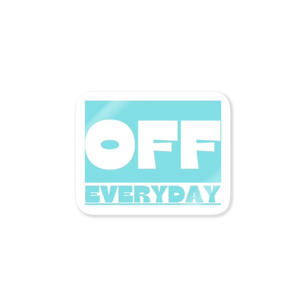 everyday offのEVERYDAY OFF Sticker