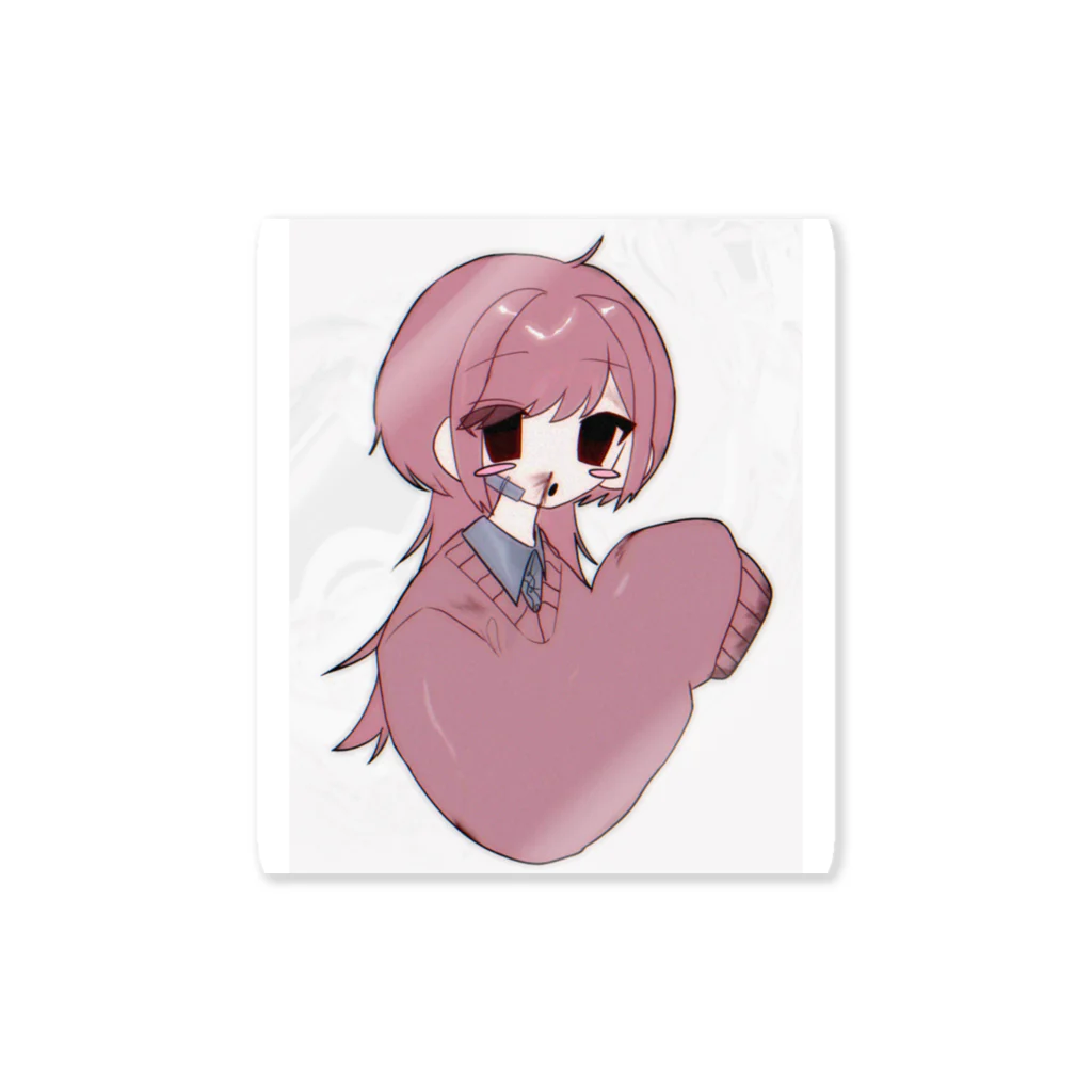 ツヤツヤ女児のはなぢ Sticker