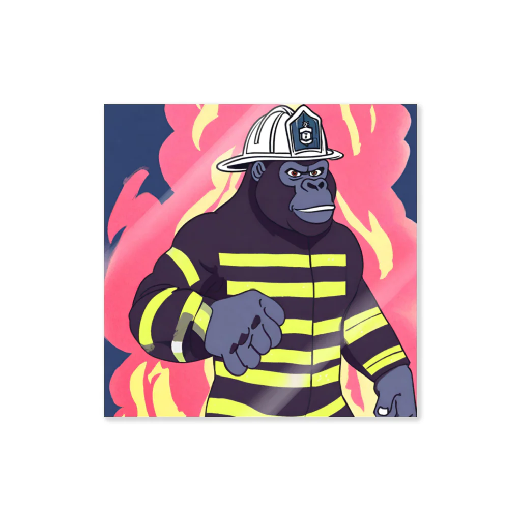 mnmn3737のゴリラレスキュー Sticker