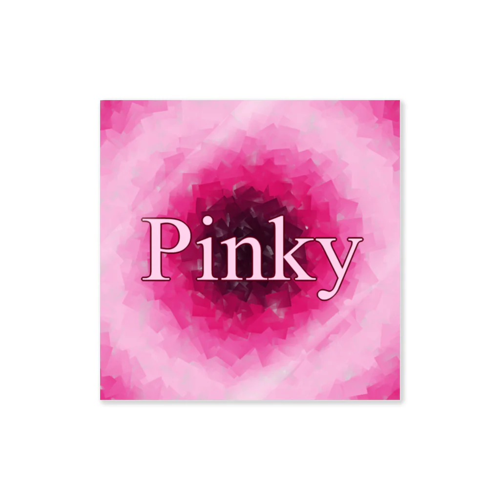 BLUE MINDのPinky ステッカー