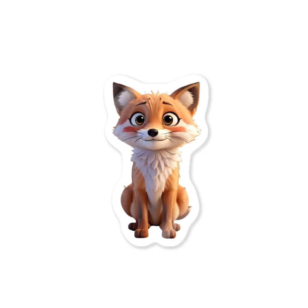 動物愛護単体の三兄弟次男 甘えん坊リサくん Sticker