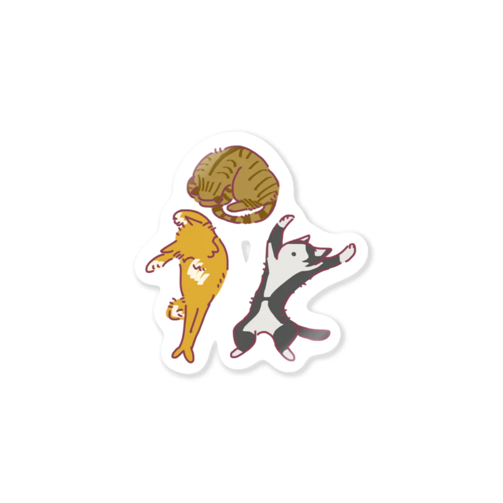 だいだい色のお店のねぞうねこ Sticker