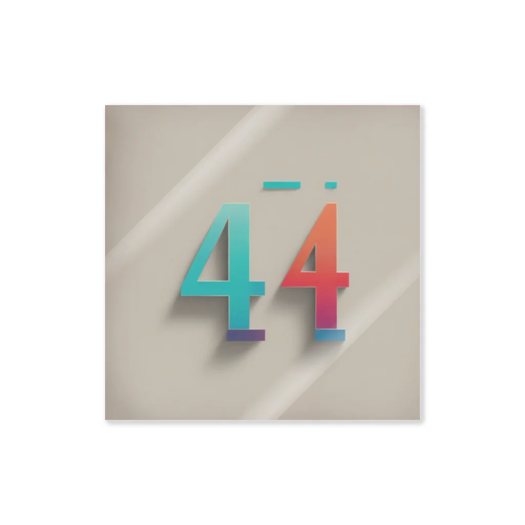 かもかもショップの４４ Sticker