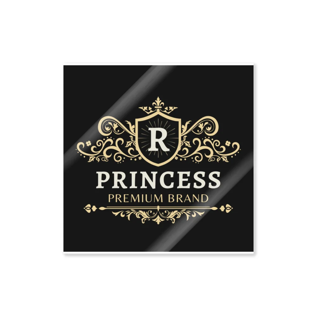 ROYAL Princessのゴージャスロゴブランド Sticker
