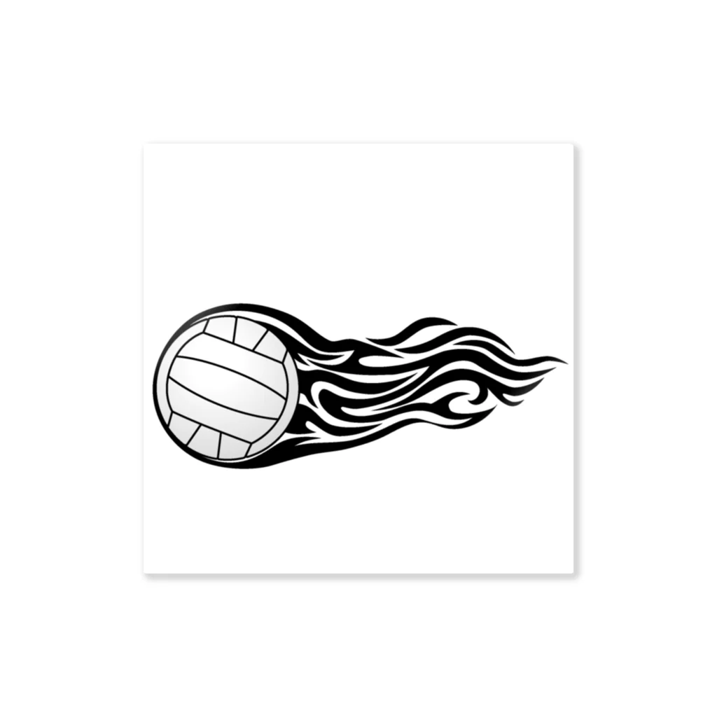 【volleyball online】の火を纏ったバレーボールの瞬間 Sticker