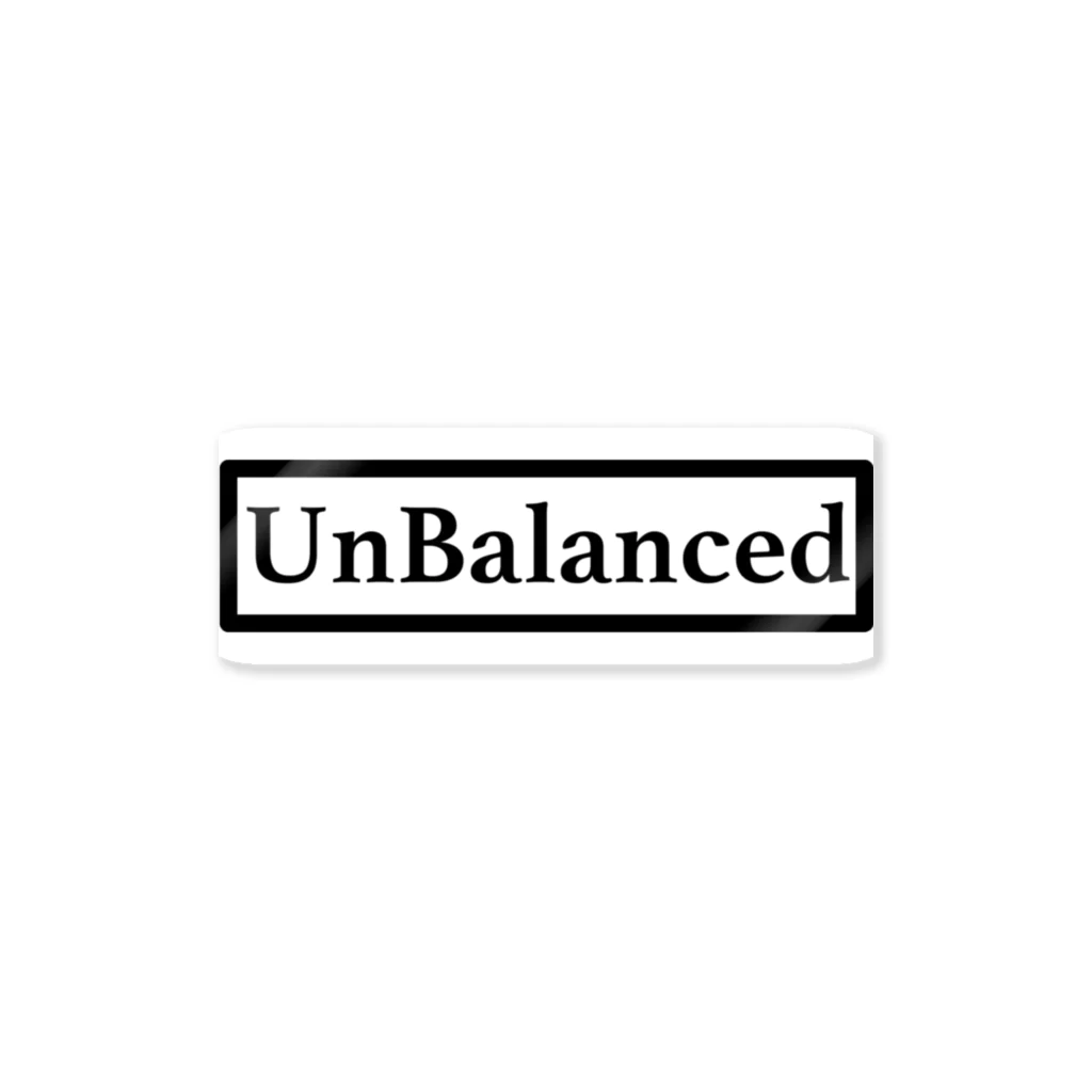 UnBalancedのUnBalanced ボックス Sticker