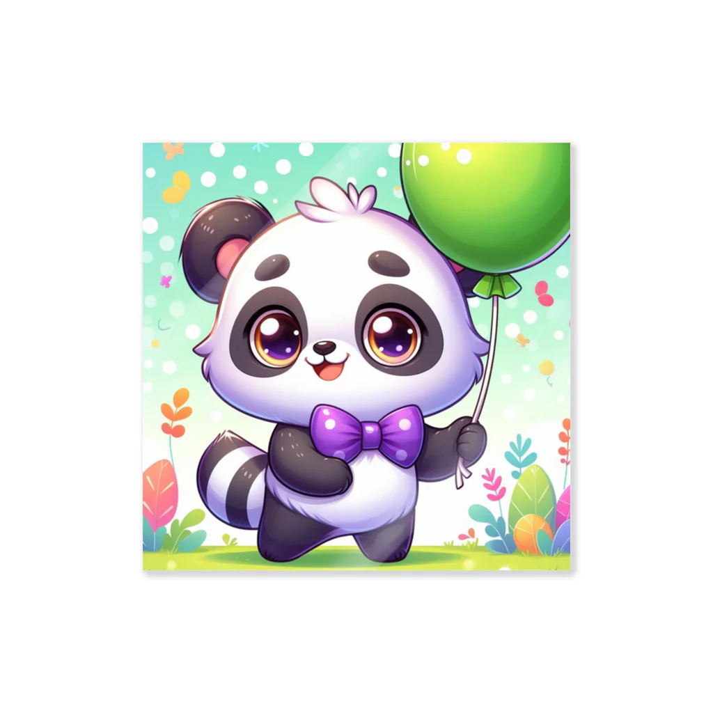 アニマルキャラクターショップのcute panda Sticker