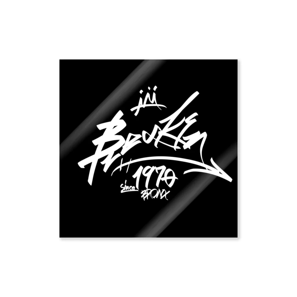 bboySHINO のブレイクダンス ステッカー