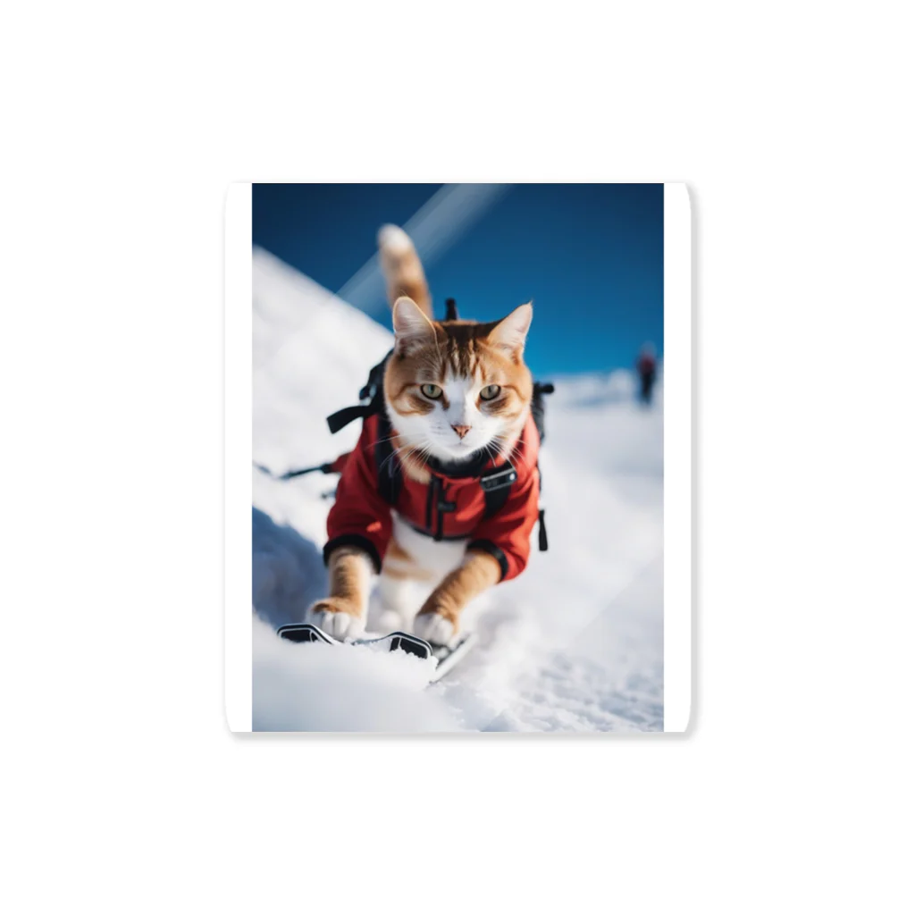 GoldCatの雪猫 Sticker