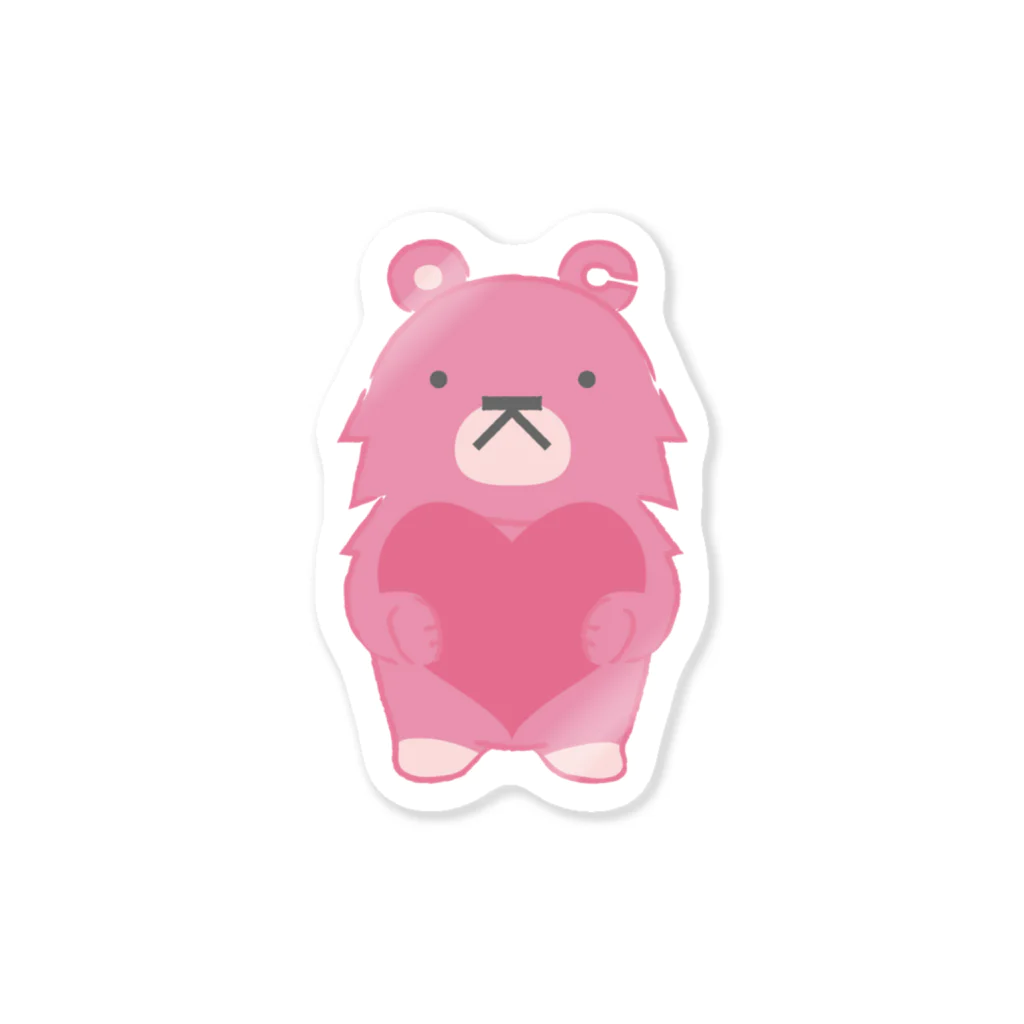 ナレクマちゃん商店のナレクマちゃん（ハートver） Sticker