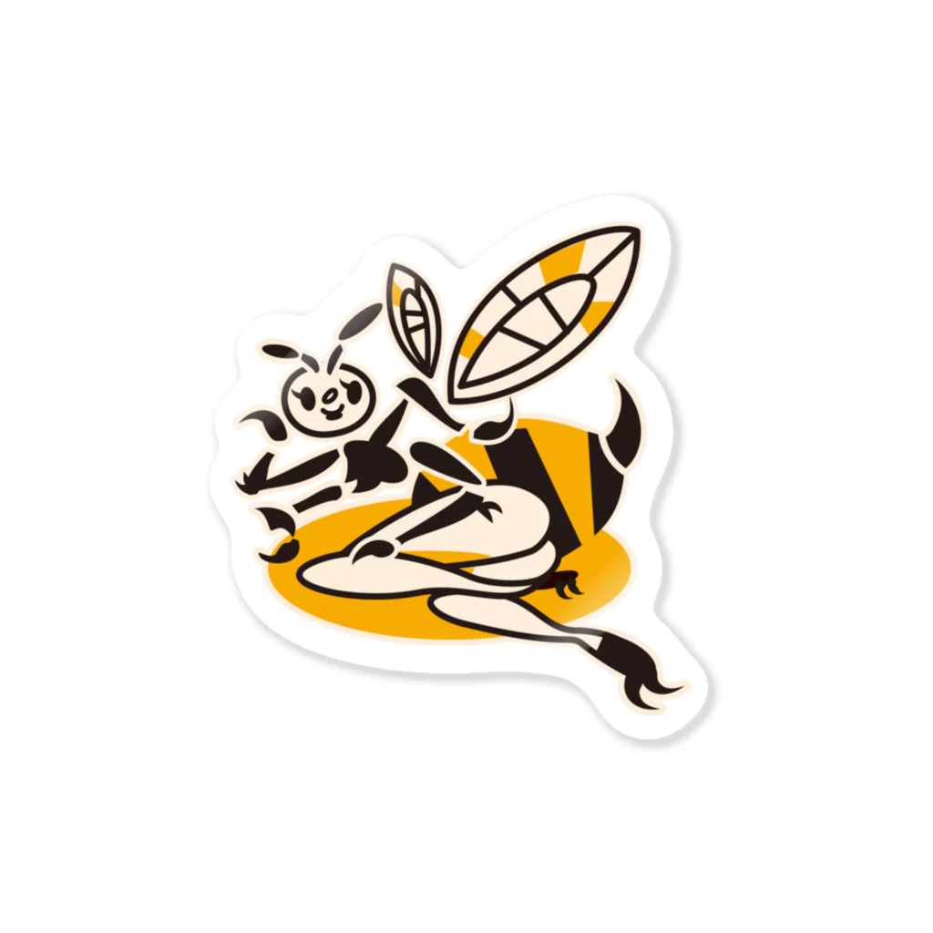 manaBeeの蜂ガール Sticker
