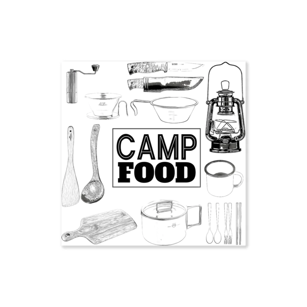 rokkakukikakuのCAMP FOOD Sticker