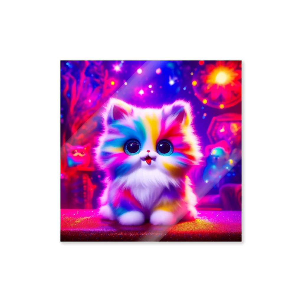 colorfulのrainbow cat ステッカー