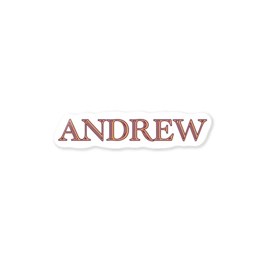 ANDREWのANDREW ステッカー