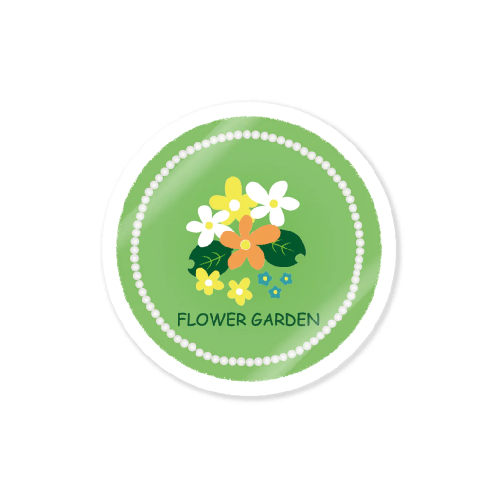 REDMOON_SAPPOROのFlower garden1 Sticker