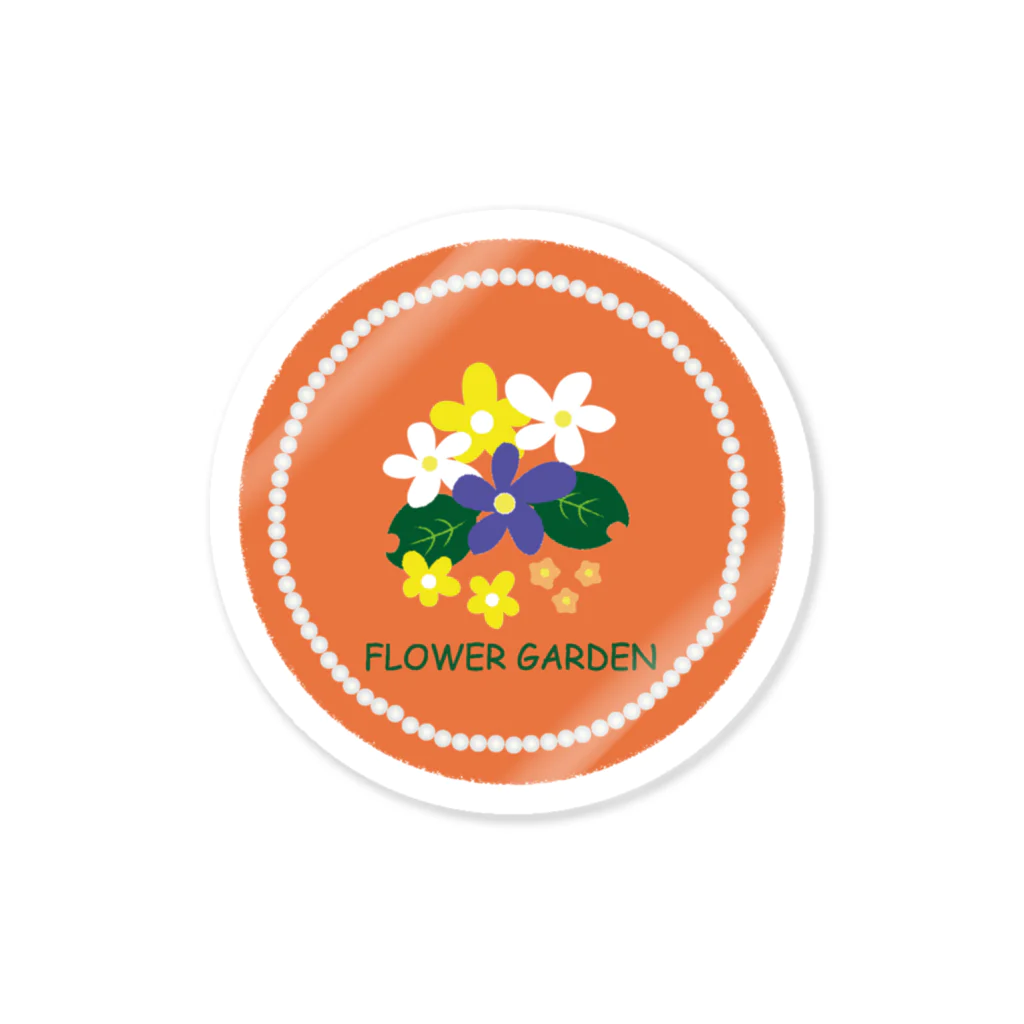 REDMOON_SAPPOROのFlower garden2 Sticker