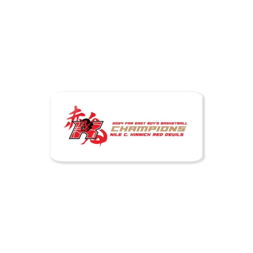 エリータスバスケットボールの2024 Red Devils Champion II Sticker