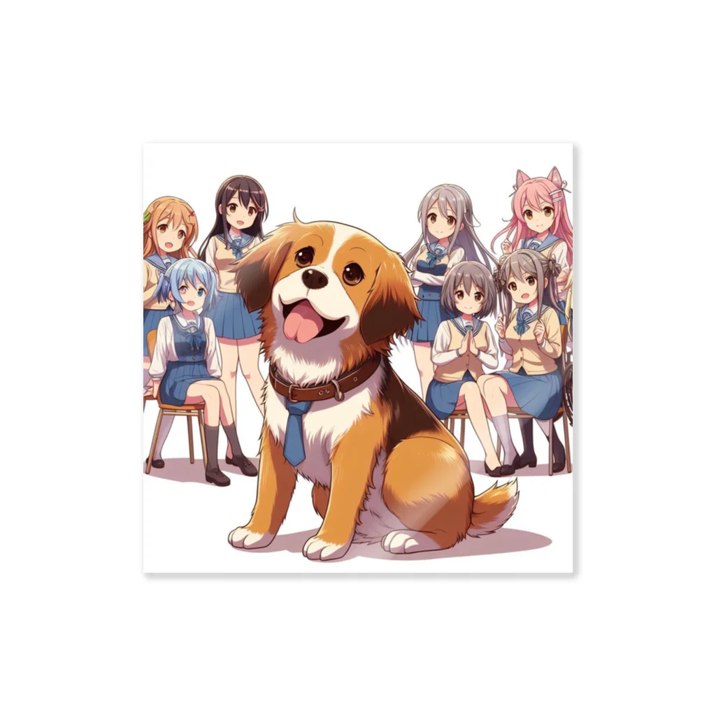 Dog Selectionのアニメ風　アイテム Sticker