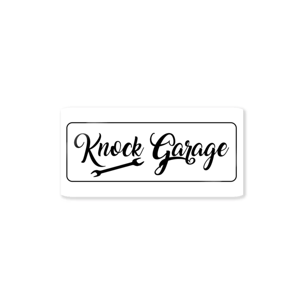 Knockgarageのknock garage ステッカー