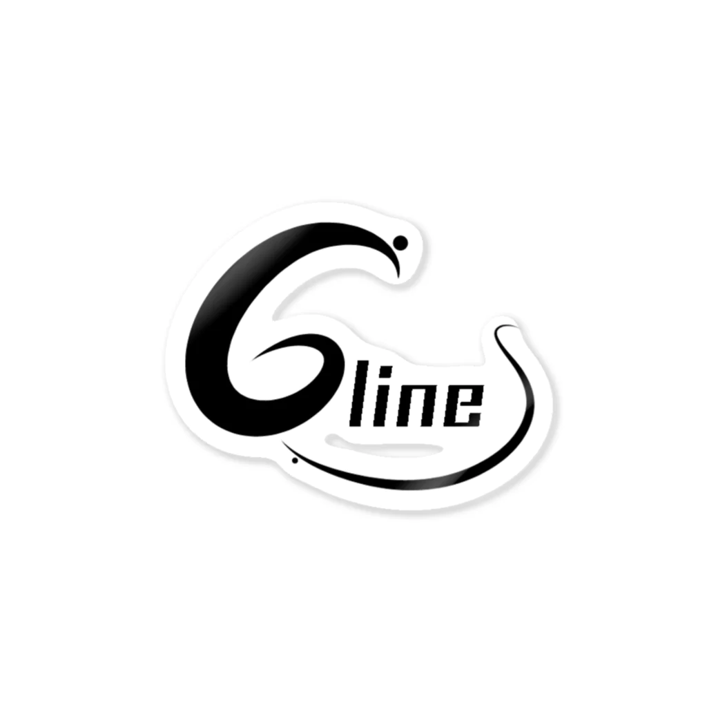 とろっと "G lines'' shopの【G lines】ロゴ Sticker