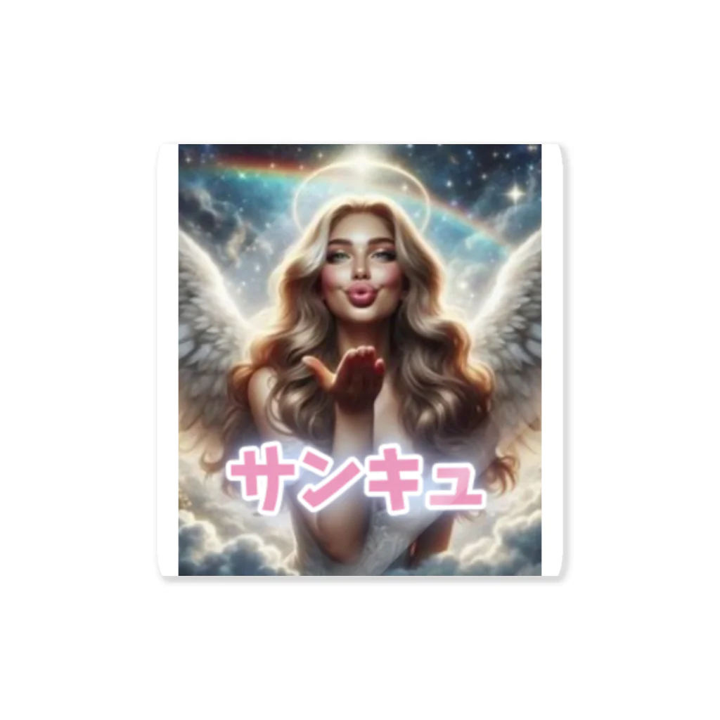 EOEの投げキスする天使 Sticker