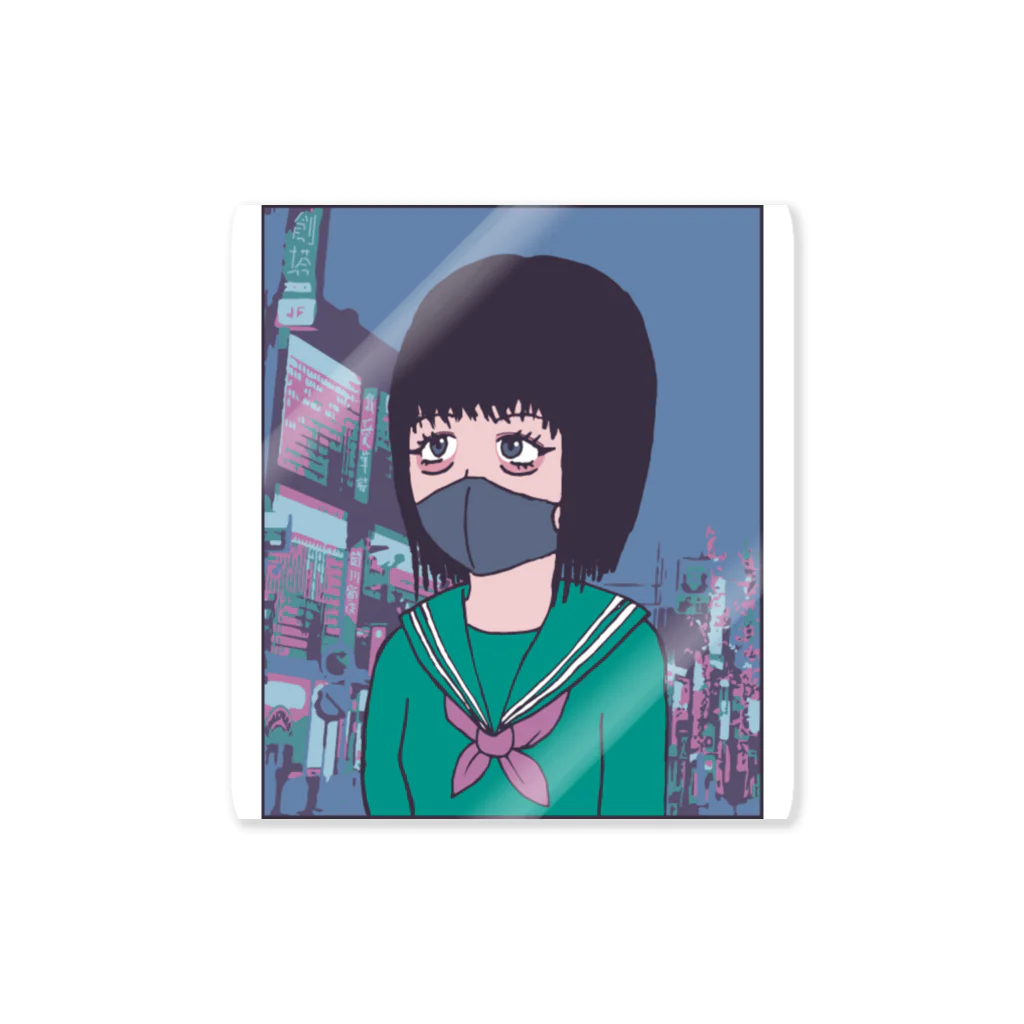 すちゃもんがの制服地雷系女子₍ ^. ̫ .^ ₎ Sticker