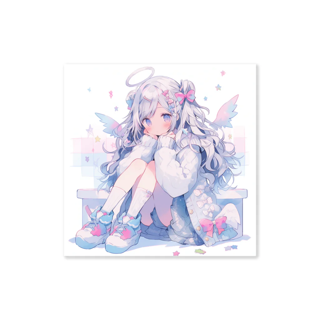 Uni❤︎うにのゆめかわしょっぷのunicorn girl Sticker