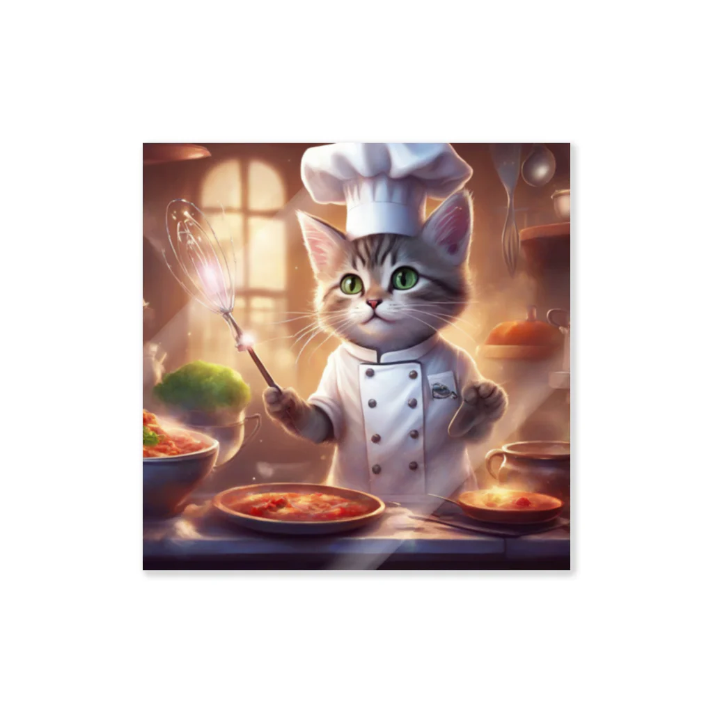 キャリーのcooking猫 Sticker