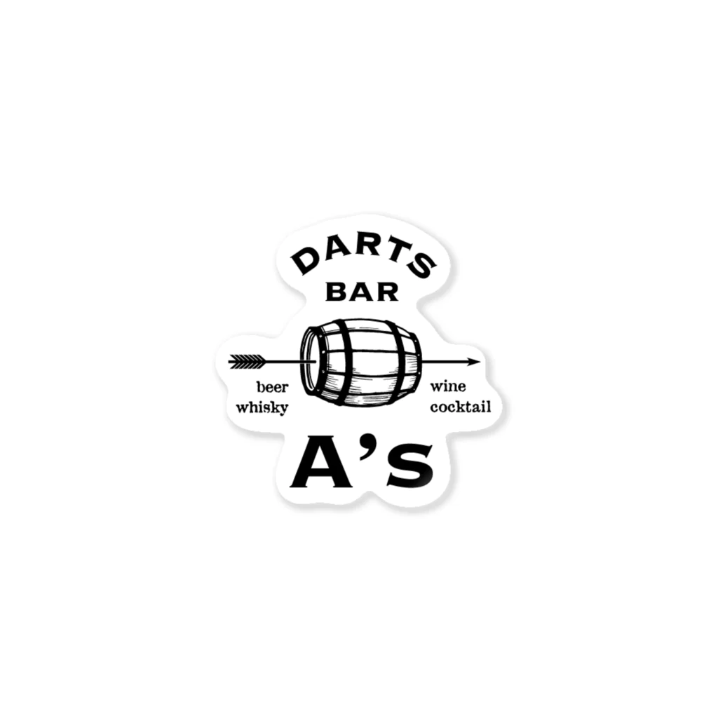 dart-aceのDarts Bar A's ステッカー