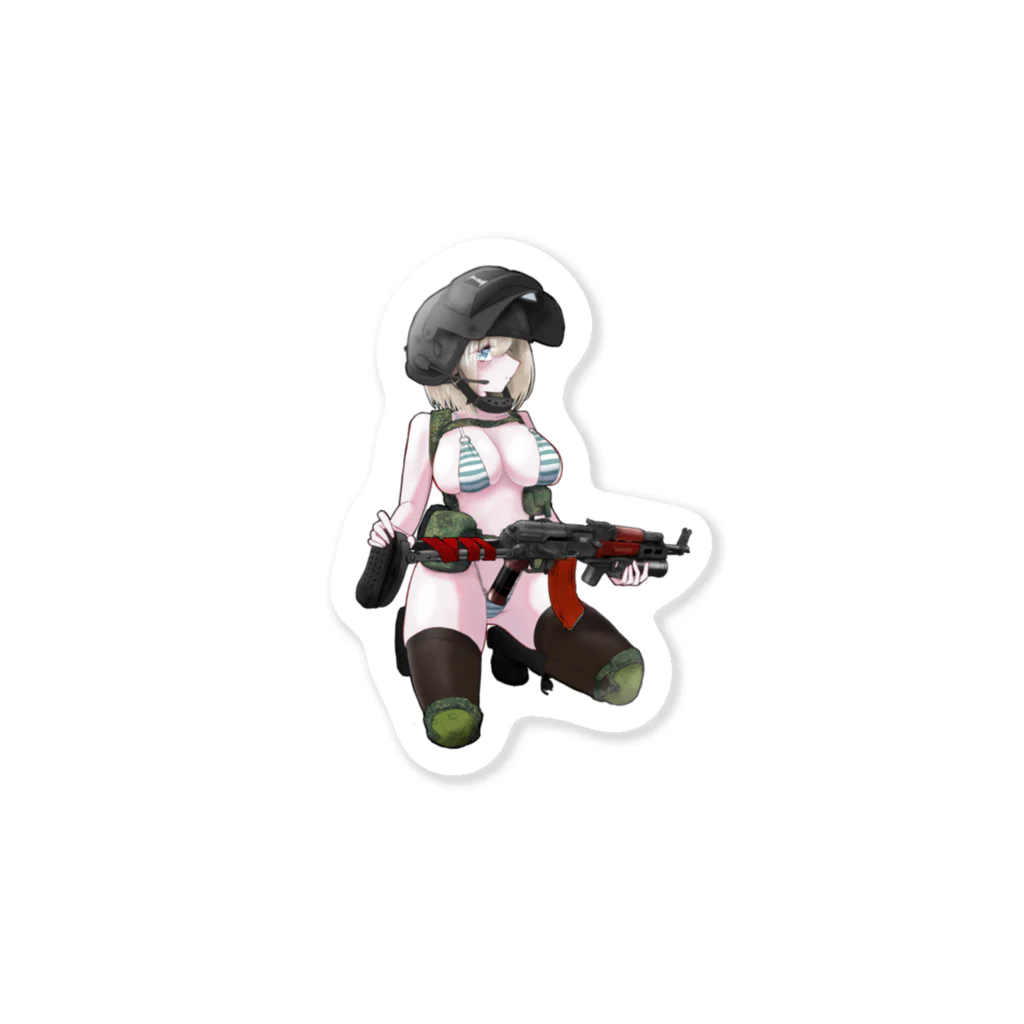 白鋼造兵工業集団のTelnyashka  Girl Sticker