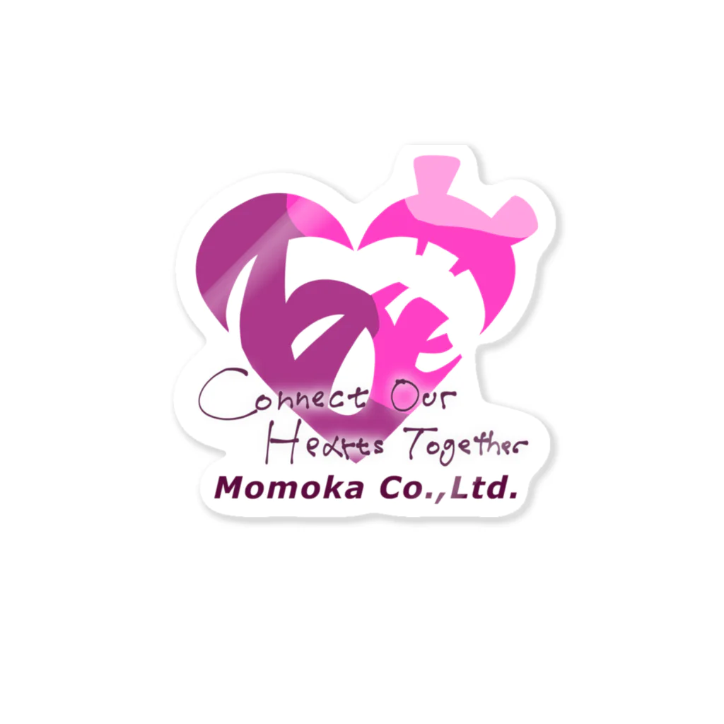 AX-WORLDの【個数限定】Momoka Co.,Ltd. Connect Our Hearts Together-Love Pink ステッカー