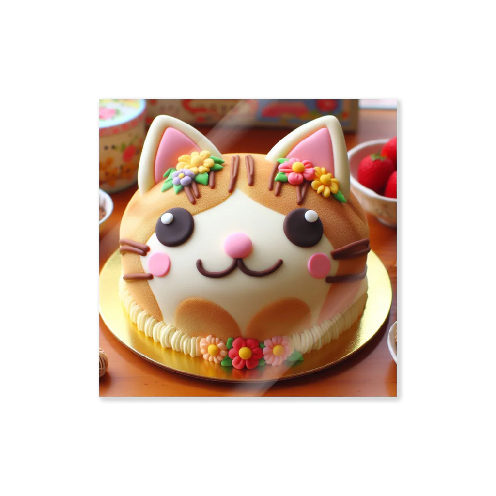 neko_shopのねこケーキ２ ステッカー