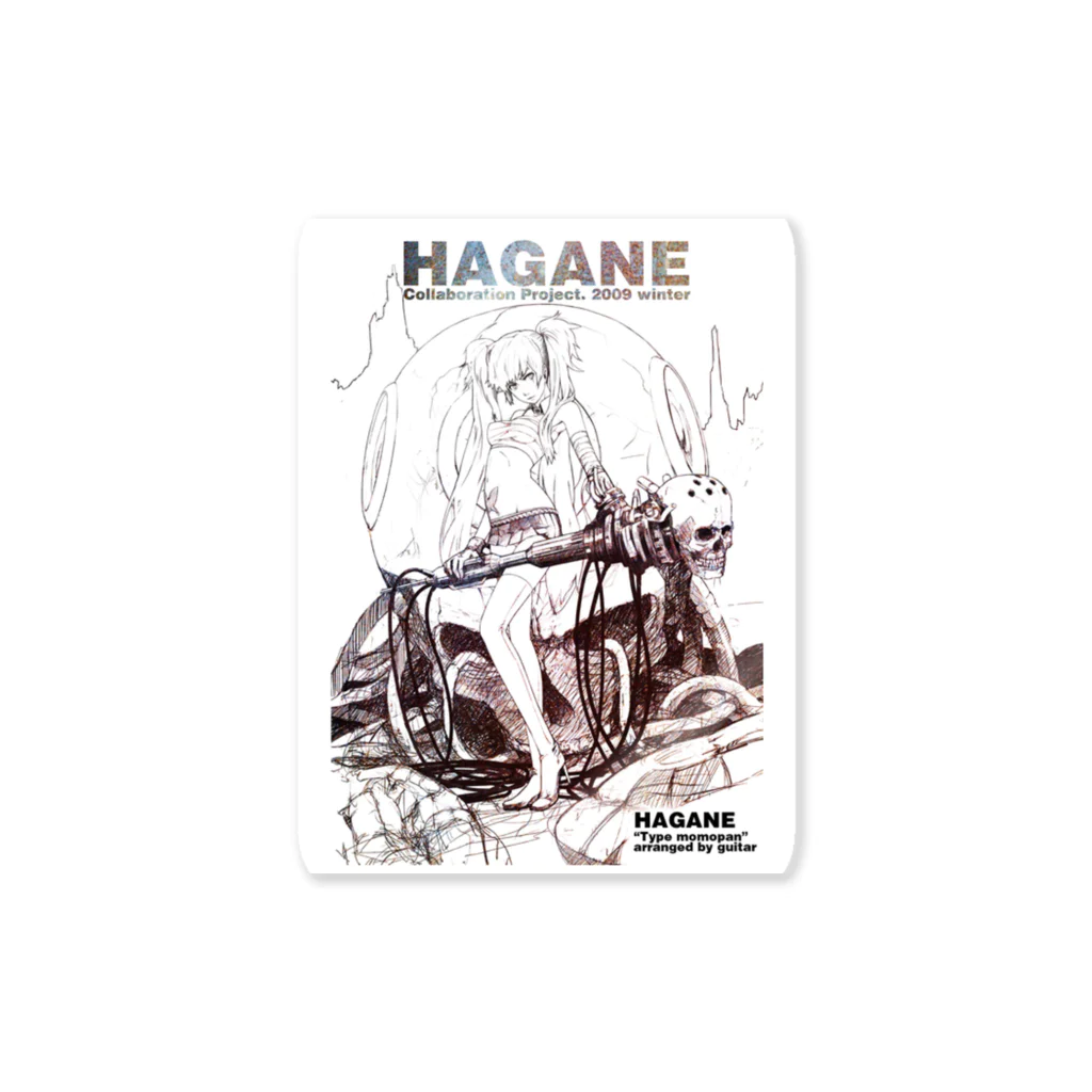 guitarsのHAGANE-MIKU Sticker