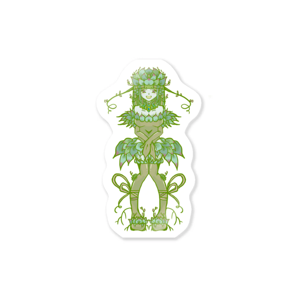 Succulents-Metamorphoseのチワワエンシスちゃん Sticker