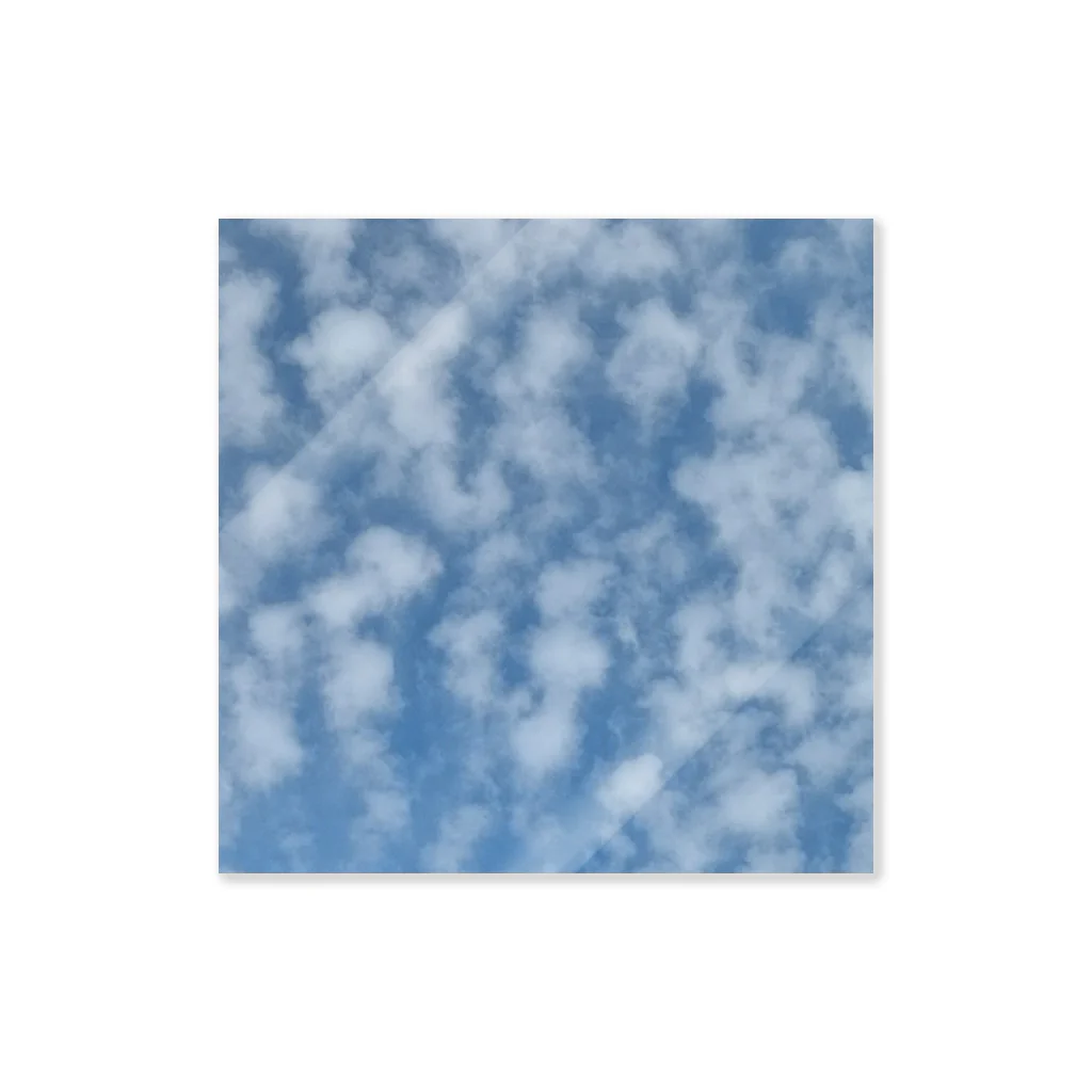 キキとココからの空と雲＠リシケシュ／インド Sticker