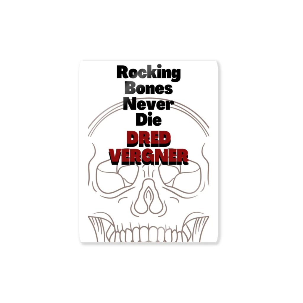 -DREDVERGNER-のRock'n Bones Sticker