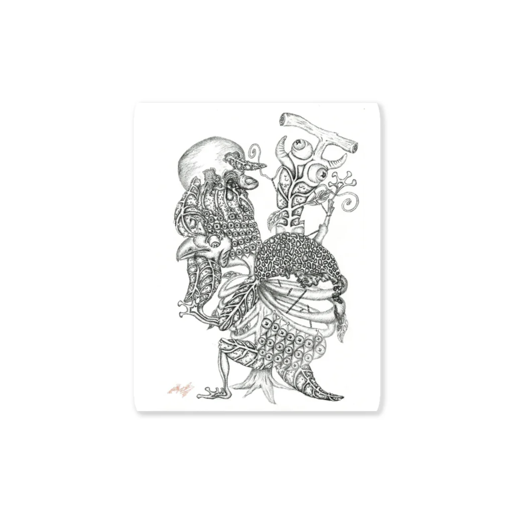 妖怪 水姫城-Yokai.Mizukijyo-ฅ^ơωơ^ฅ♡の『根古水ヒメの妖カイ画』10.カッパ Sticker