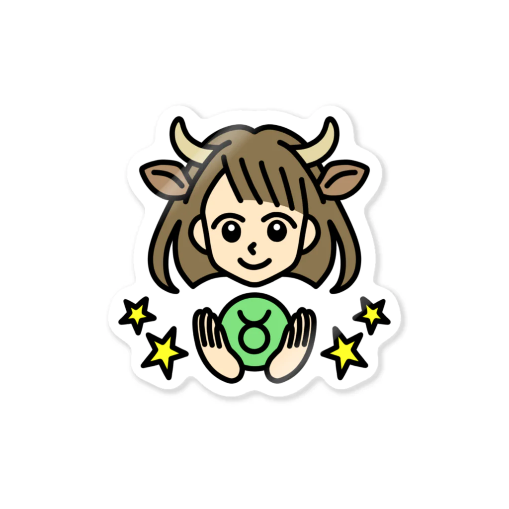 Yukarinaの星座ショップのおうし座♉ Sticker