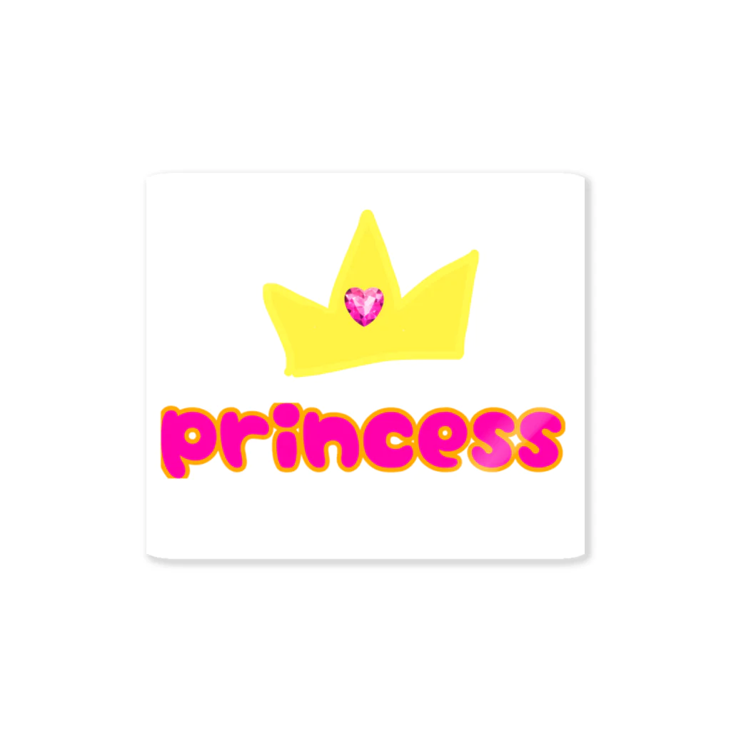 空想空間のprincess ステッカー